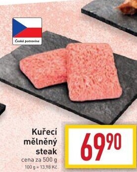 Kuřecí steak mletý