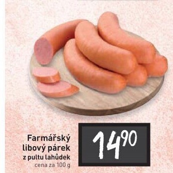 Párky farmářské libové