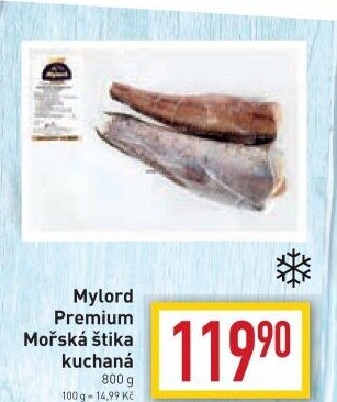 Štika mořská kuchaná mražená Premium Mylord