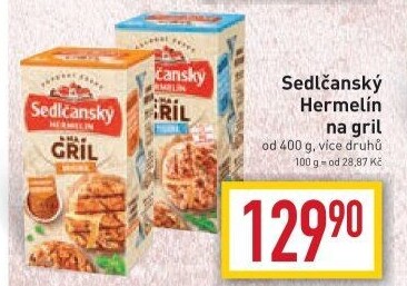 Sýr Hermelín na gril Sedlčanský