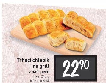 Trhací chlebík na gril