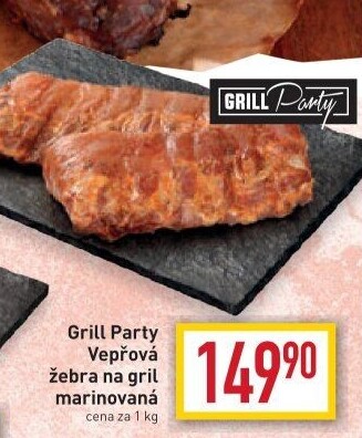Vepřová žebra marinovaná na gril Grill Party