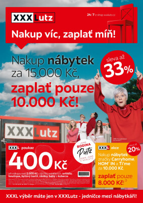 akční leták XXXLutz 1.8.2022-14.8.2022