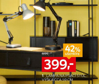 LAMPA NA PSACÍ STŮL
