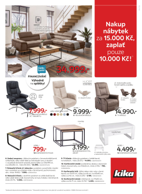 akční leták Kika nábytek 1.8.2022-14.8.2022