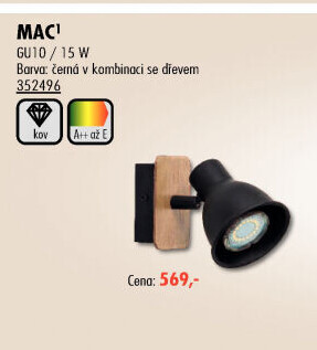 Bodové LED svítidlo Mac Rabalux