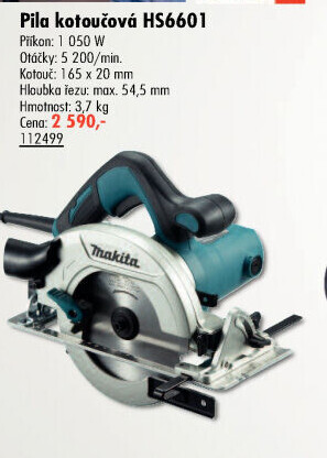 Kotoučová pila Makita HS6601