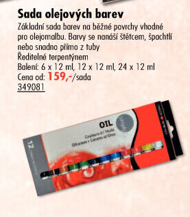 Olejové barvy Simply Daler - Rowney