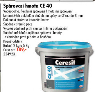Spárovací hmota Ceresit CE 40