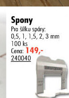 Spony System Leveling