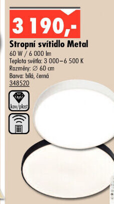 Stropní svítidlo Metal Top Light