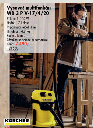 Víceúčelový vysavač Kärcher WD3