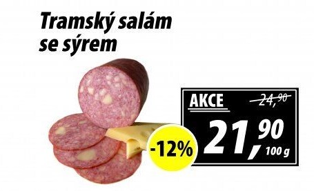 Salám trampský se sýrem