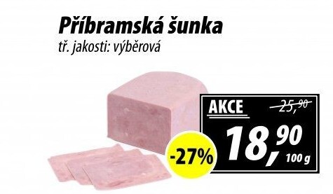 Šunka výběrová příbramská