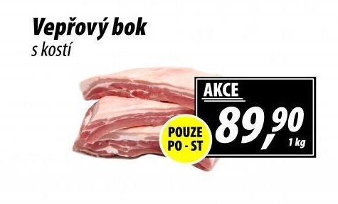 Vepřový bok s kostí