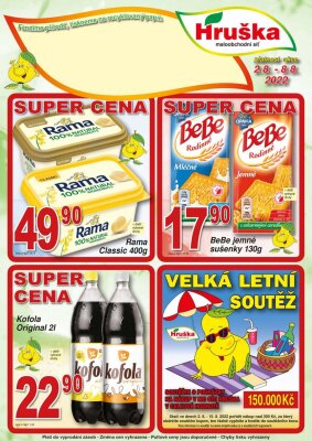akční leták Hruška 2.8.2022-8.8.2022