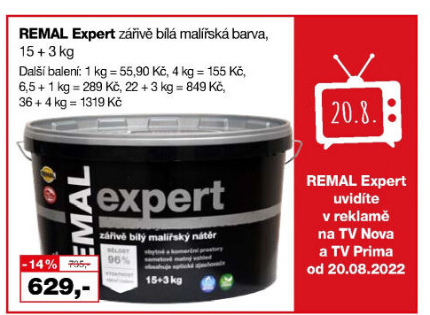 Malířský nátěr Expert Remal