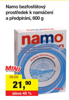 Prací prášek Namo