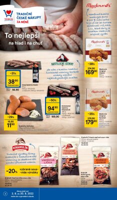 akční leták Tesco 3.8.2022-9.8.2022