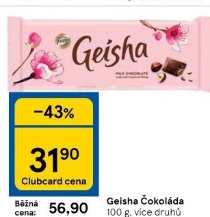 Čokoláda Geisha