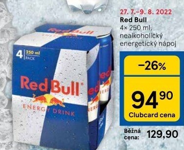 Energetický nápoj Red Bull