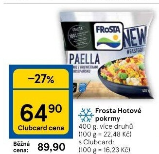 Hotová mražená jídla Frosta