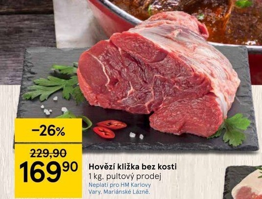 Hovězí přední bez kosti - kližka