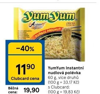 Instantní polévka YumYum