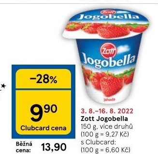Jogurt Jogobella Zott