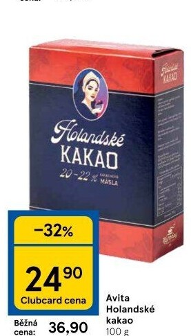 Kakao holandské Avita