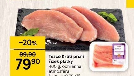 Krůtí prsní řízky Tesco