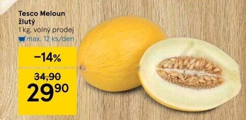 Meloun žlutý Tesco