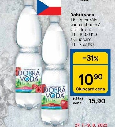 Ochucená voda Dobrá voda