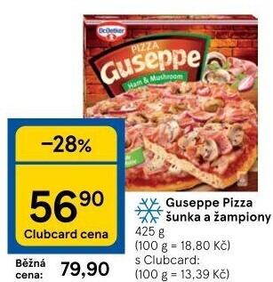 Pizza mražená Guseppe Dr. Oetker