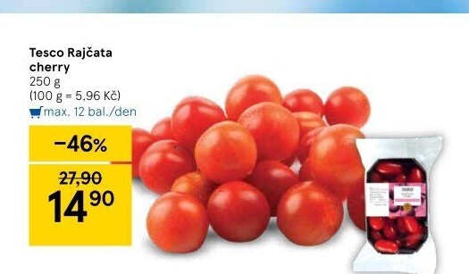 Rajčata cherry Tesco - Tesco akcniletaky.com