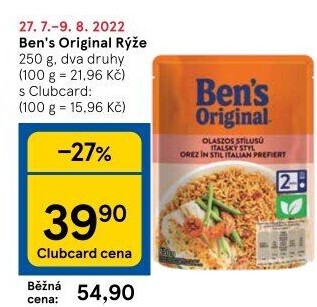 Rýže Stačí ohřát Uncle Ben'