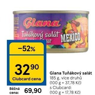 Salát s tuňákem Giana