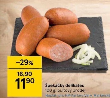 Špekáčky Delikates