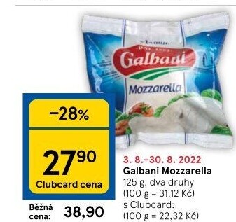 Sýr Mozzarella Galbani