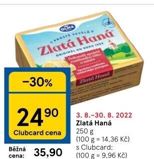 Tuk Zlatá Haná Olma