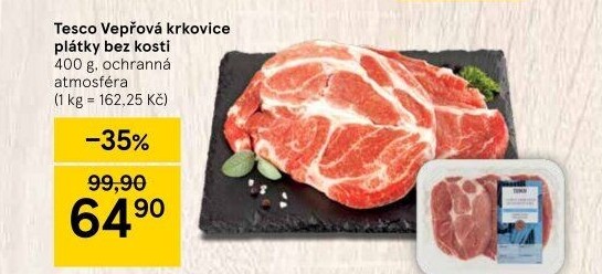 Vepřová krkovice bez kosti Tesco