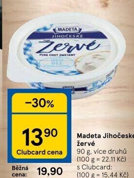 Žervé Jihočeské Madeta