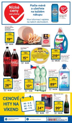 akční leták Tesco 3.8.2022-9.8.2022