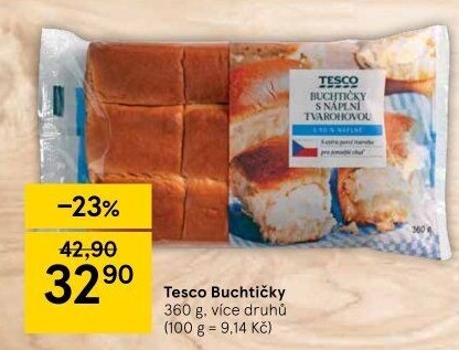 Buchtičky české Tesco