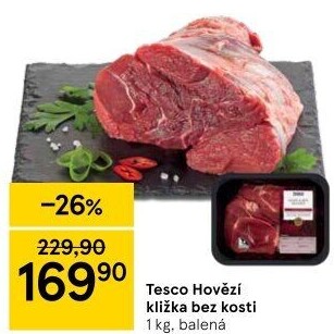 Hovězí kližka bez kosti Tesco