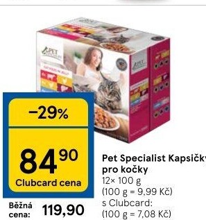 Kapsičky pro kočky Pet Specialist