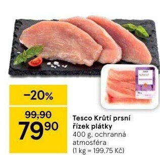 Krůtí prsní řízky Tesco