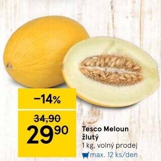 Meloun žlutý Tesco