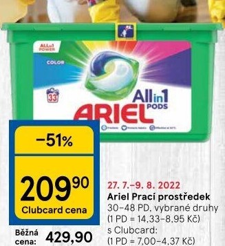 Prací prostředky Ariel