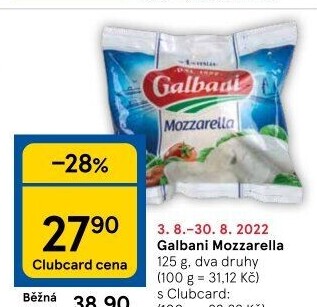 Sýr Mozzarella Galbani